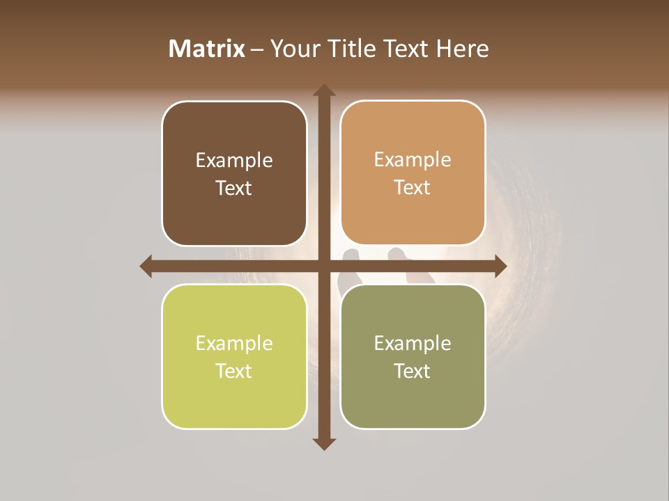 Two People Standing In A Dark Tunnel Powerpoint Template PowerPoint Template