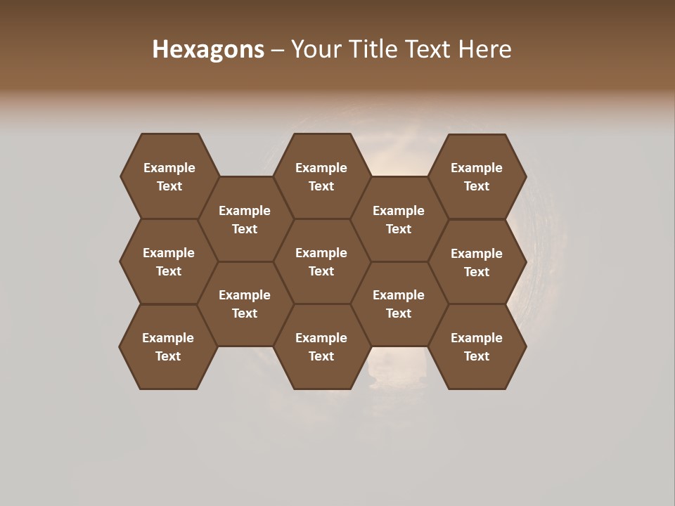 Two People Standing In A Dark Tunnel Powerpoint Template PowerPoint Template