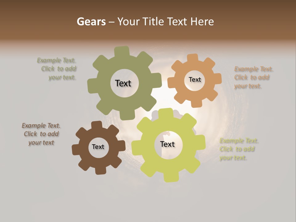 Two People Standing In A Dark Tunnel Powerpoint Template PowerPoint Template