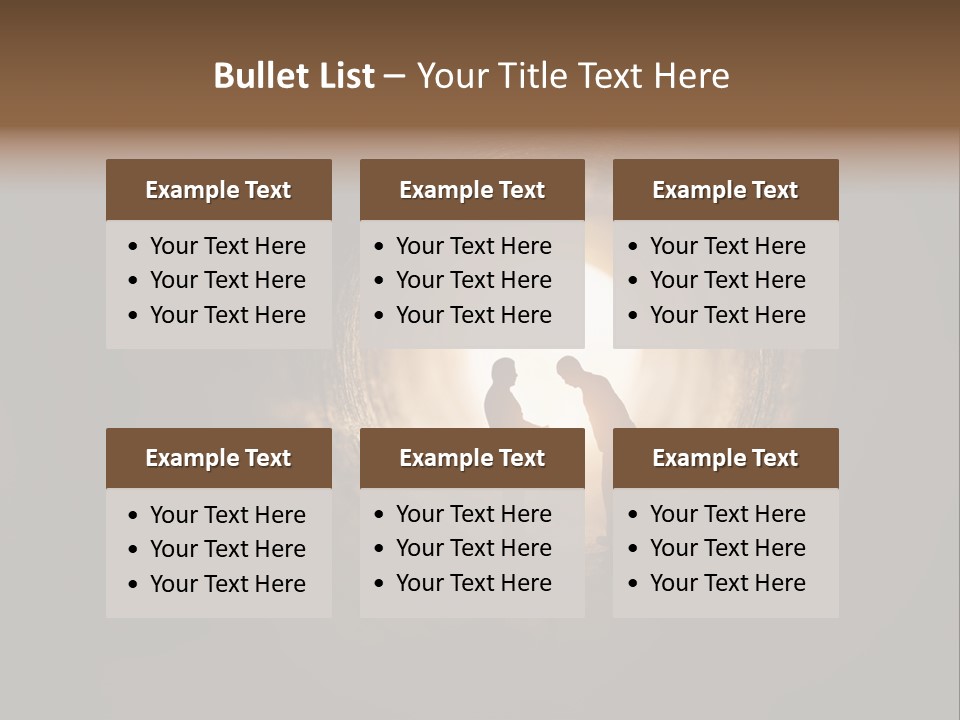 Two People Standing In A Dark Tunnel Powerpoint Template PowerPoint Template