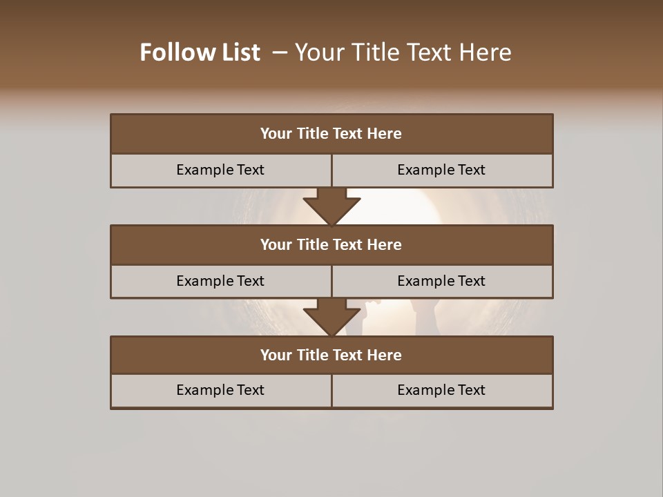 Two People Standing In A Dark Tunnel Powerpoint Template PowerPoint Template