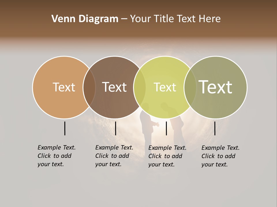 Two People Standing In A Dark Tunnel Powerpoint Template PowerPoint Template