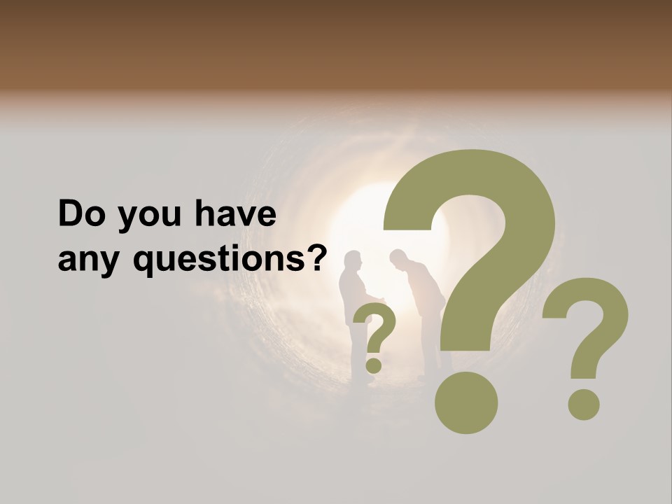 Two People Standing In A Dark Tunnel Powerpoint Template PowerPoint Template