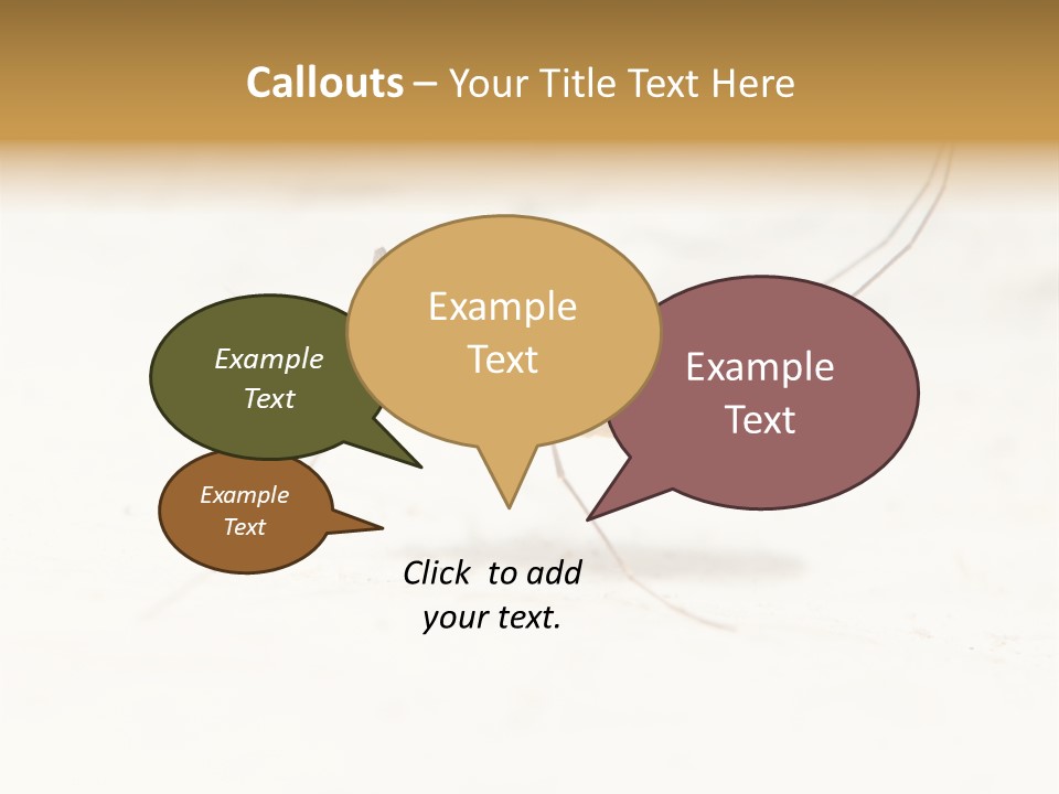 A Mosquito On A White Surface With The Words Name Of Presentation PowerPoint Template