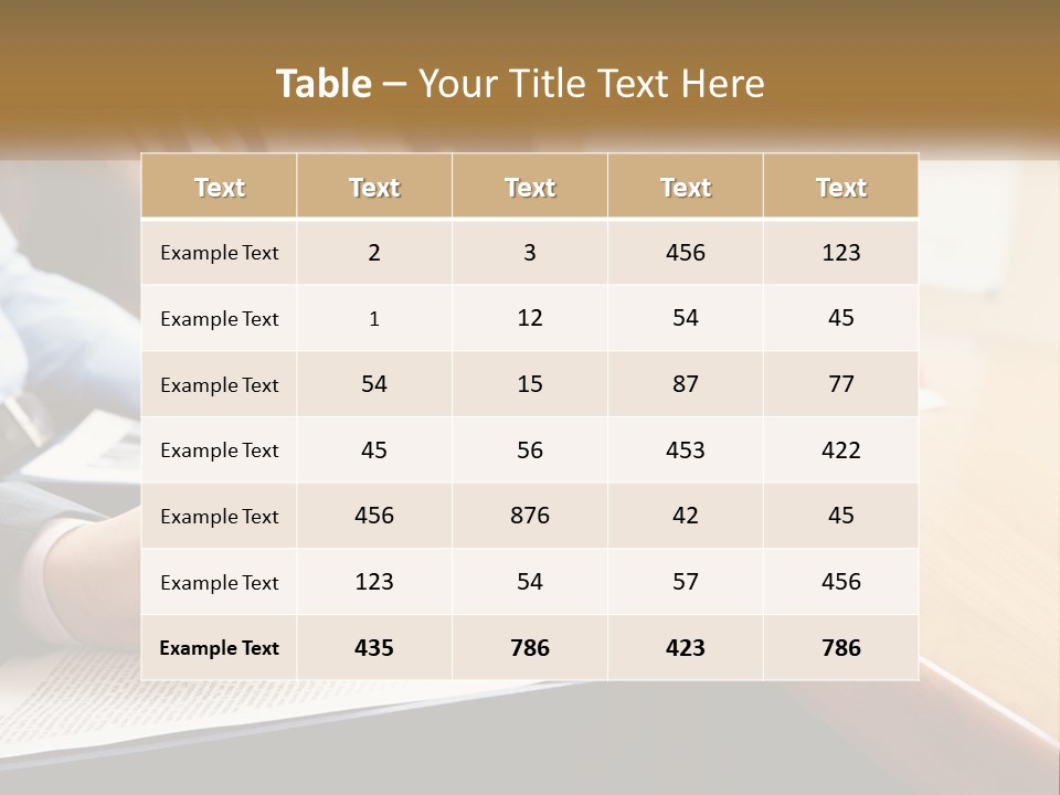 A Group Of People Sitting At A Conference Table PowerPoint Template