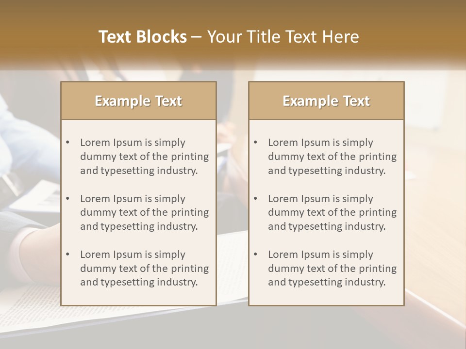 A Group Of People Sitting At A Conference Table PowerPoint Template