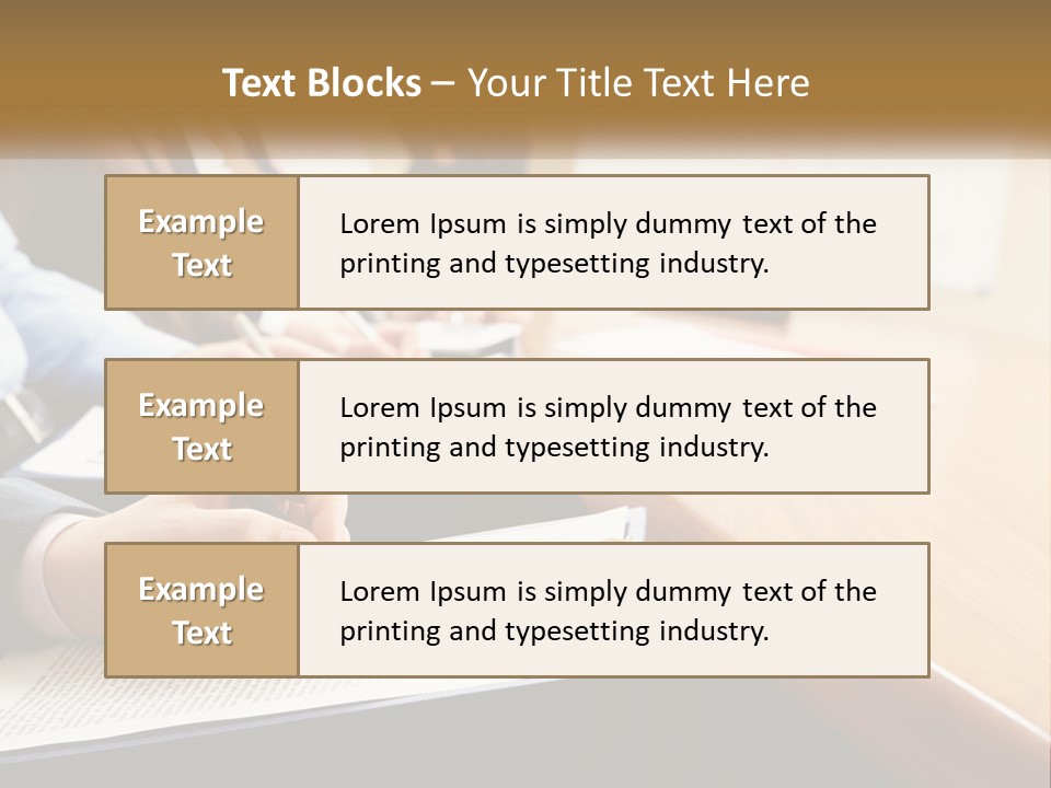 A Group Of People Sitting At A Conference Table PowerPoint Template