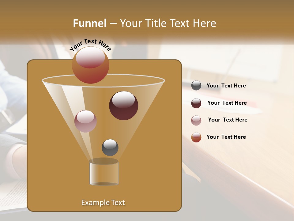 A Group Of People Sitting At A Conference Table PowerPoint Template