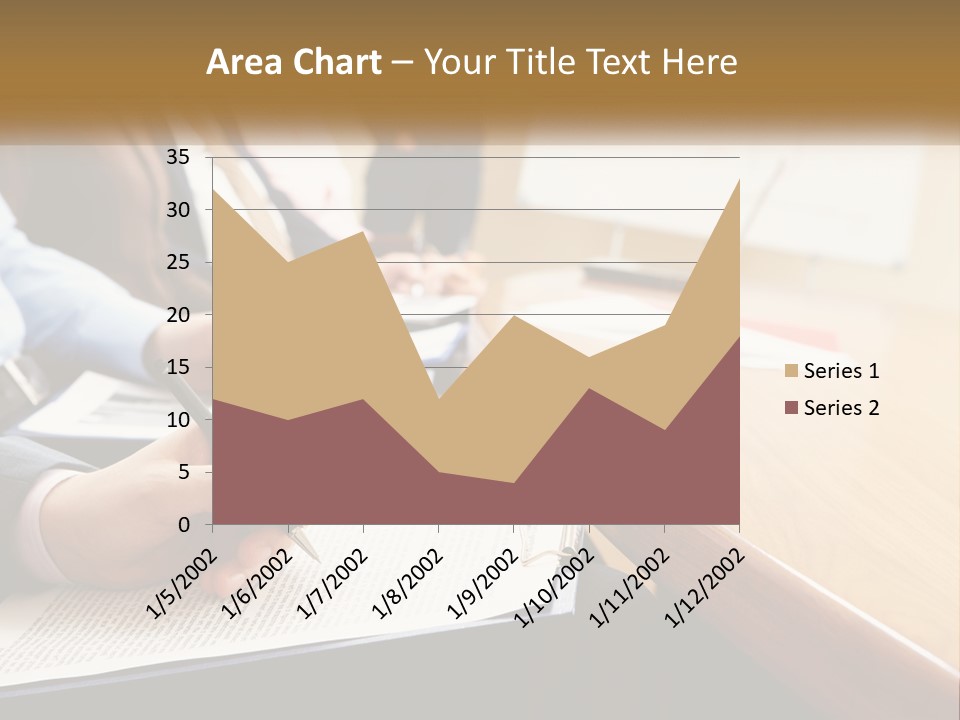 A Group Of People Sitting At A Conference Table PowerPoint Template