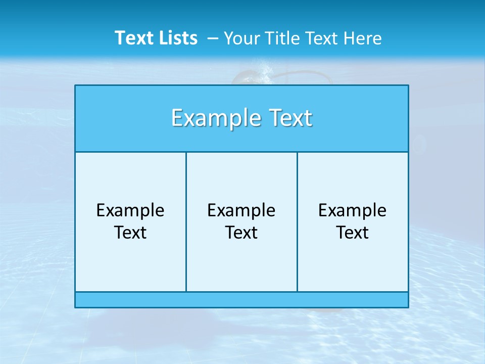 A Man Is Diving In The Water With A Board PowerPoint Template