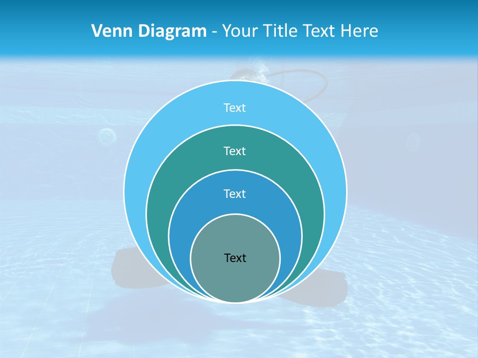 A Man Is Diving In The Water With A Board PowerPoint Template