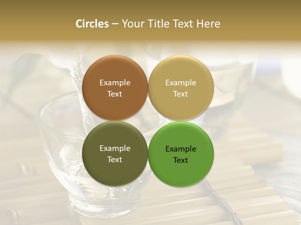 A Glass Of Water Being Poured Into It PowerPoint Template