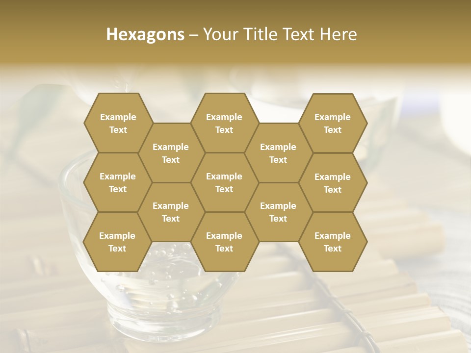 A Glass Of Water Being Poured Into It PowerPoint Template