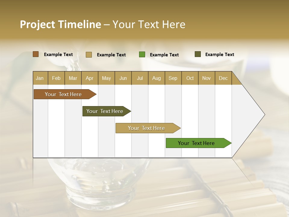 A Glass Of Water Being Poured Into It PowerPoint Template