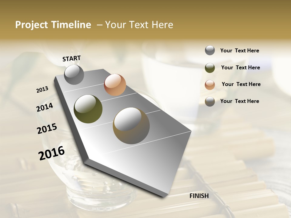 A Glass Of Water Being Poured Into It PowerPoint Template