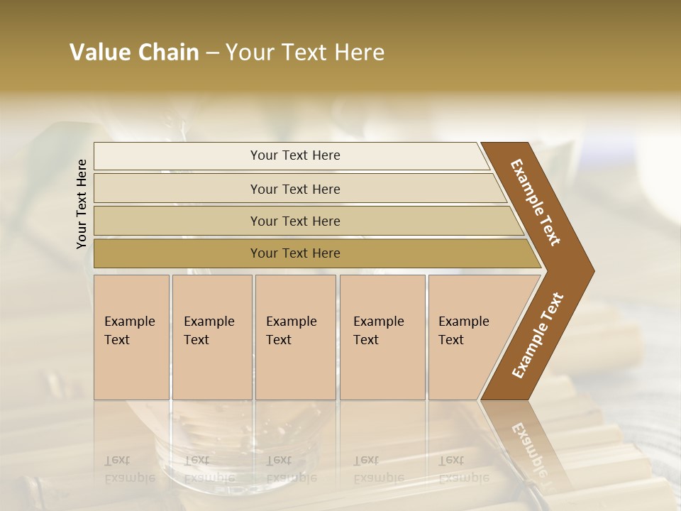 A Glass Of Water Being Poured Into It PowerPoint Template