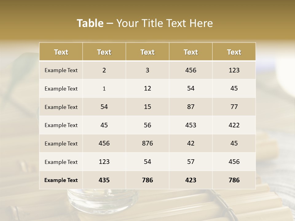 A Glass Of Water Being Poured Into It PowerPoint Template
