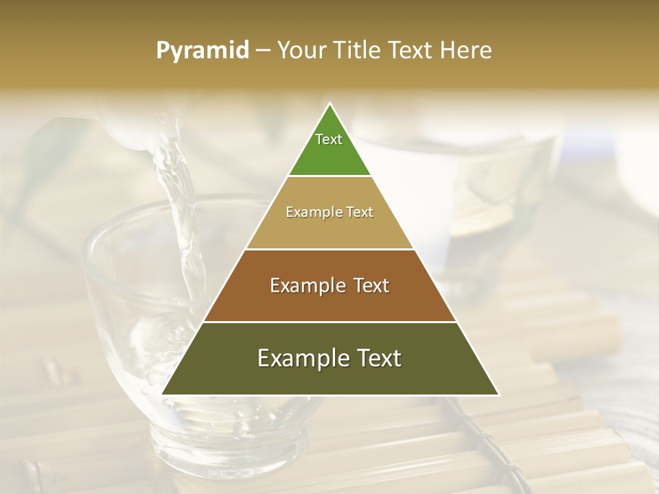 A Glass Of Water Being Poured Into It PowerPoint Template