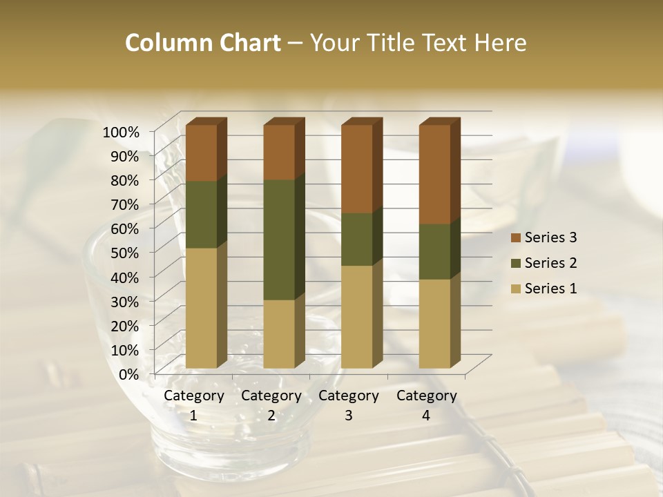 A Glass Of Water Being Poured Into It PowerPoint Template