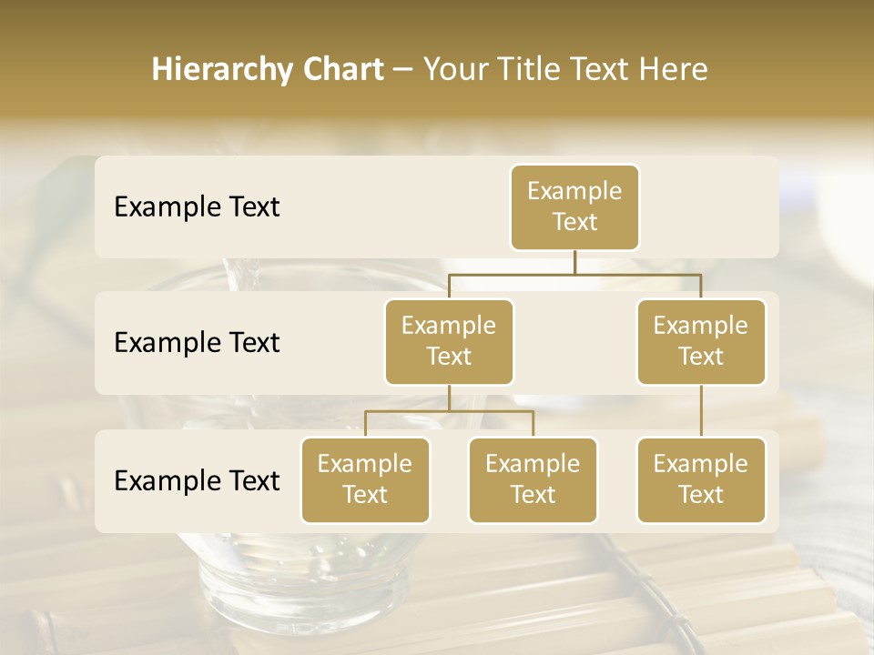 A Glass Of Water Being Poured Into It PowerPoint Template