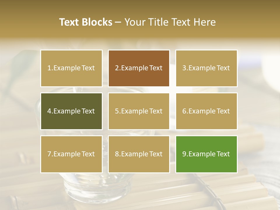 A Glass Of Water Being Poured Into It PowerPoint Template
