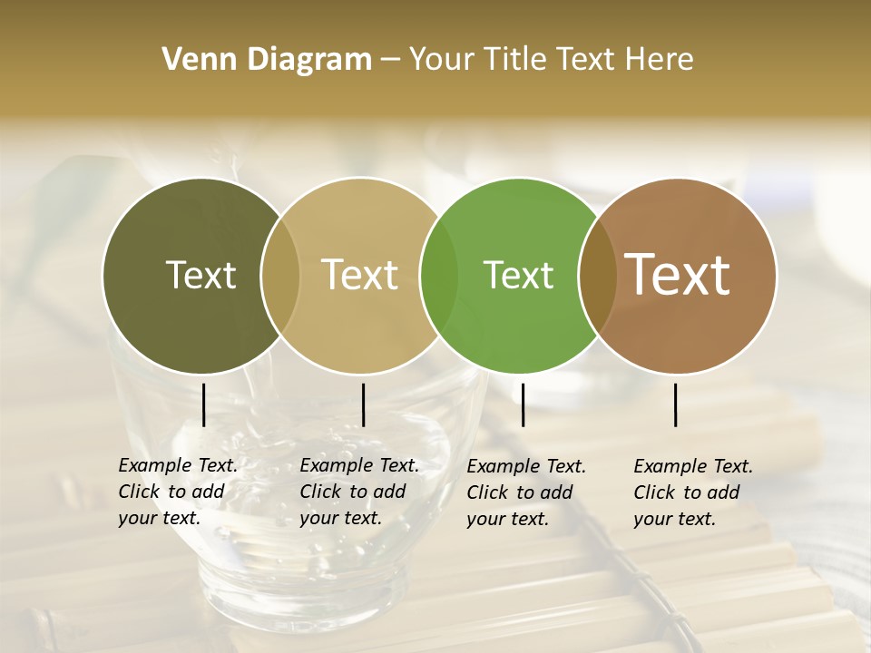 A Glass Of Water Being Poured Into It PowerPoint Template