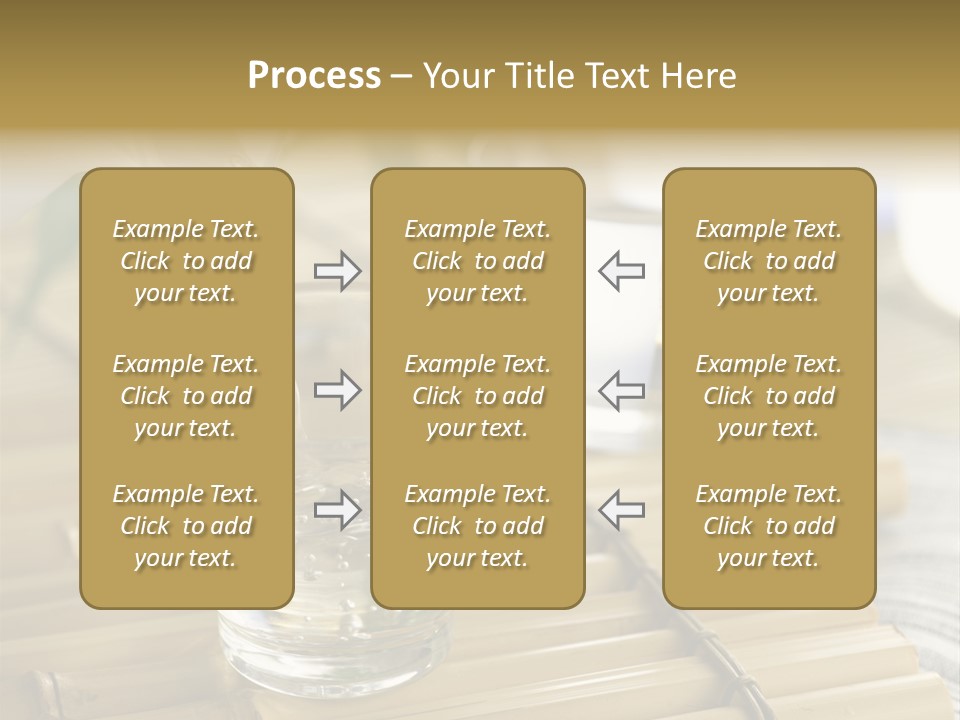 A Glass Of Water Being Poured Into It PowerPoint Template