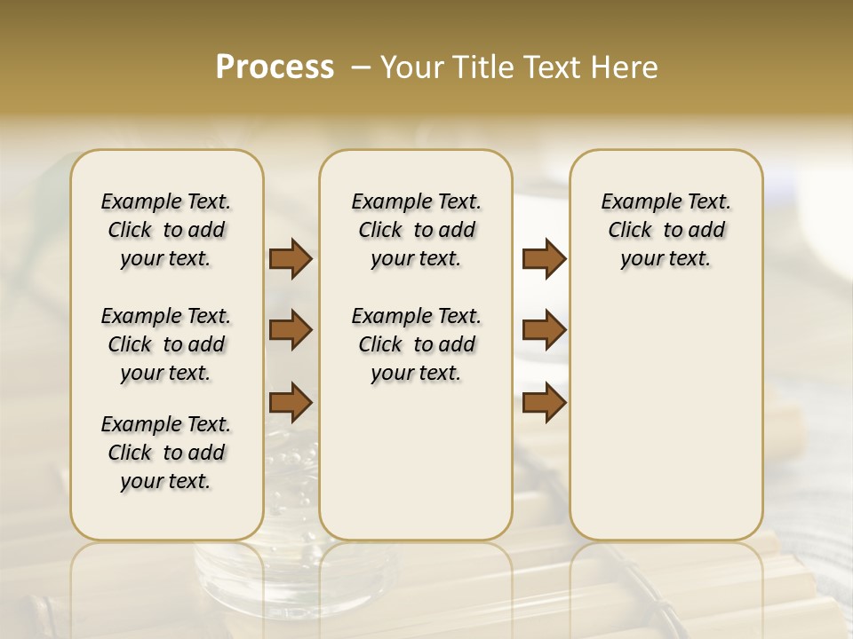 A Glass Of Water Being Poured Into It PowerPoint Template
