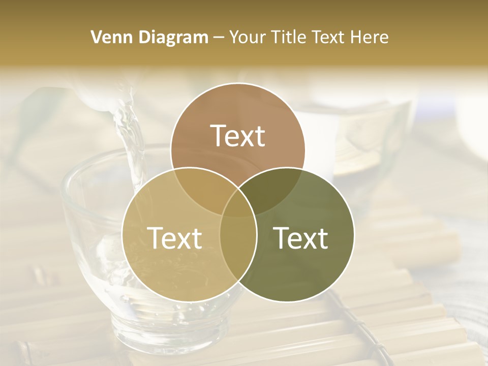 A Glass Of Water Being Poured Into It PowerPoint Template