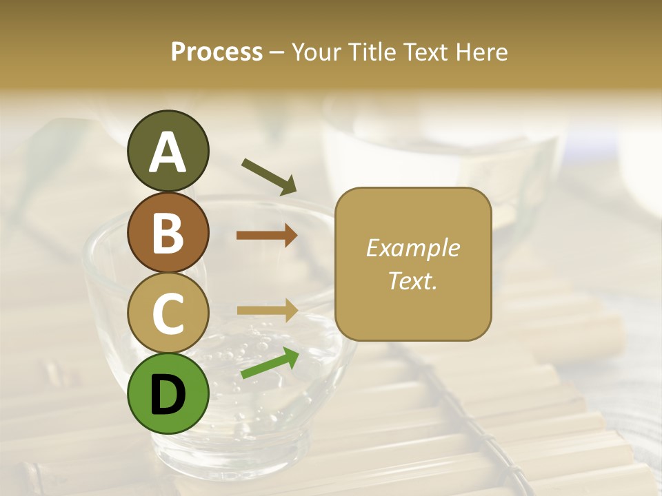 A Glass Of Water Being Poured Into It PowerPoint Template