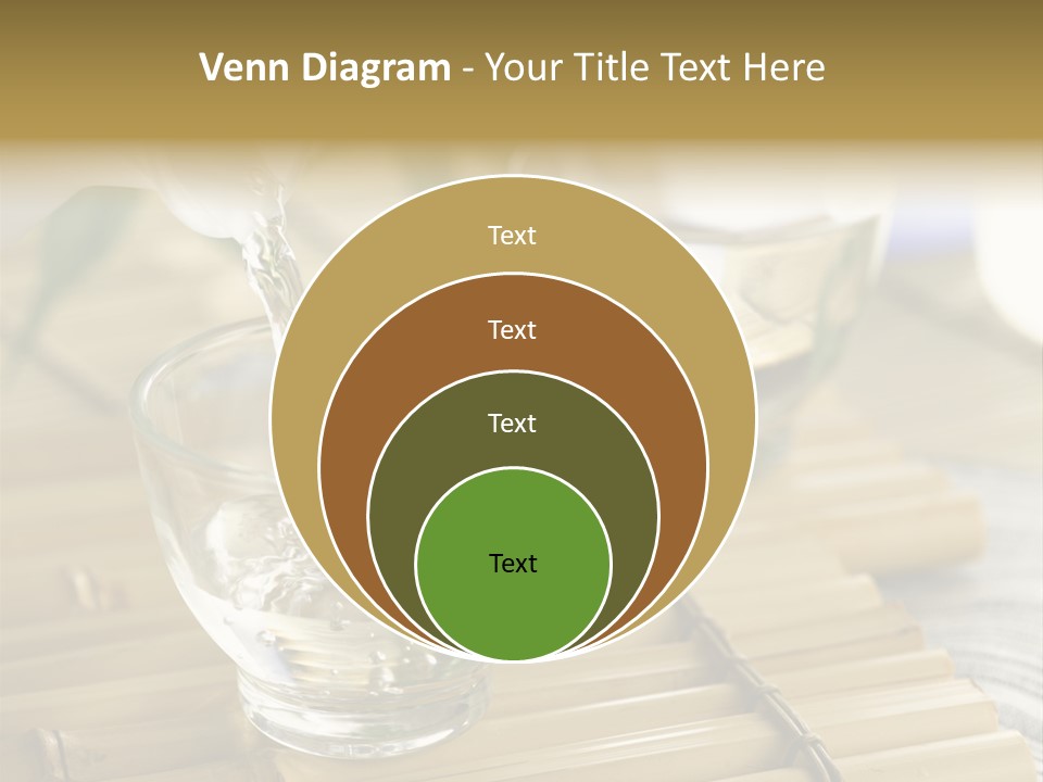 A Glass Of Water Being Poured Into It PowerPoint Template