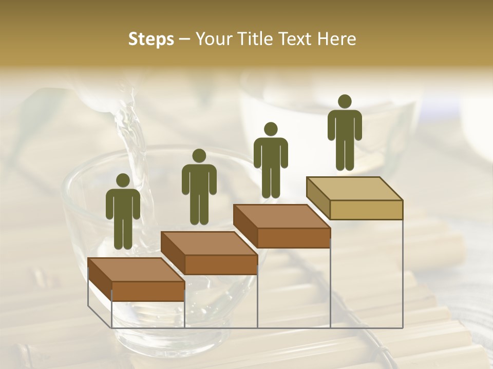 A Glass Of Water Being Poured Into It PowerPoint Template