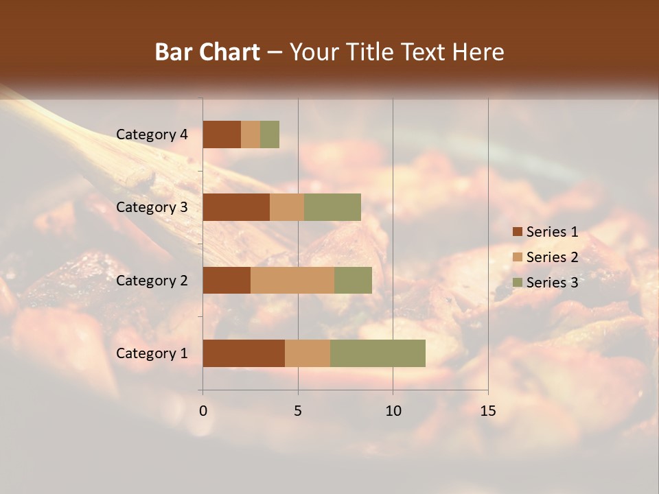 A Pan Filled With Food And A Wooden Spoon PowerPoint Template