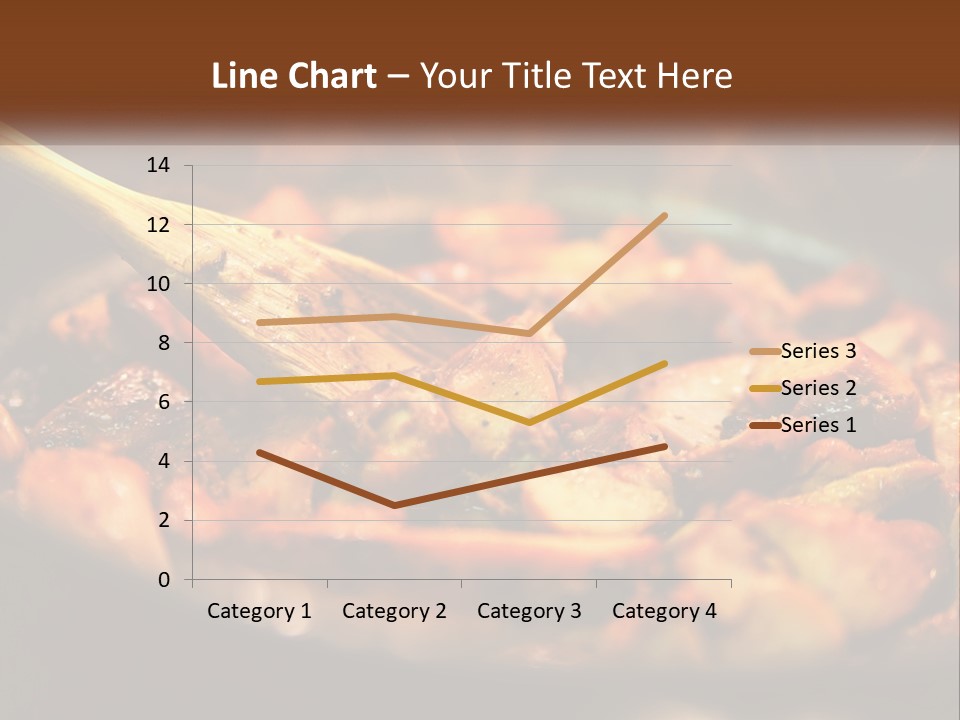 A Pan Filled With Food And A Wooden Spoon PowerPoint Template