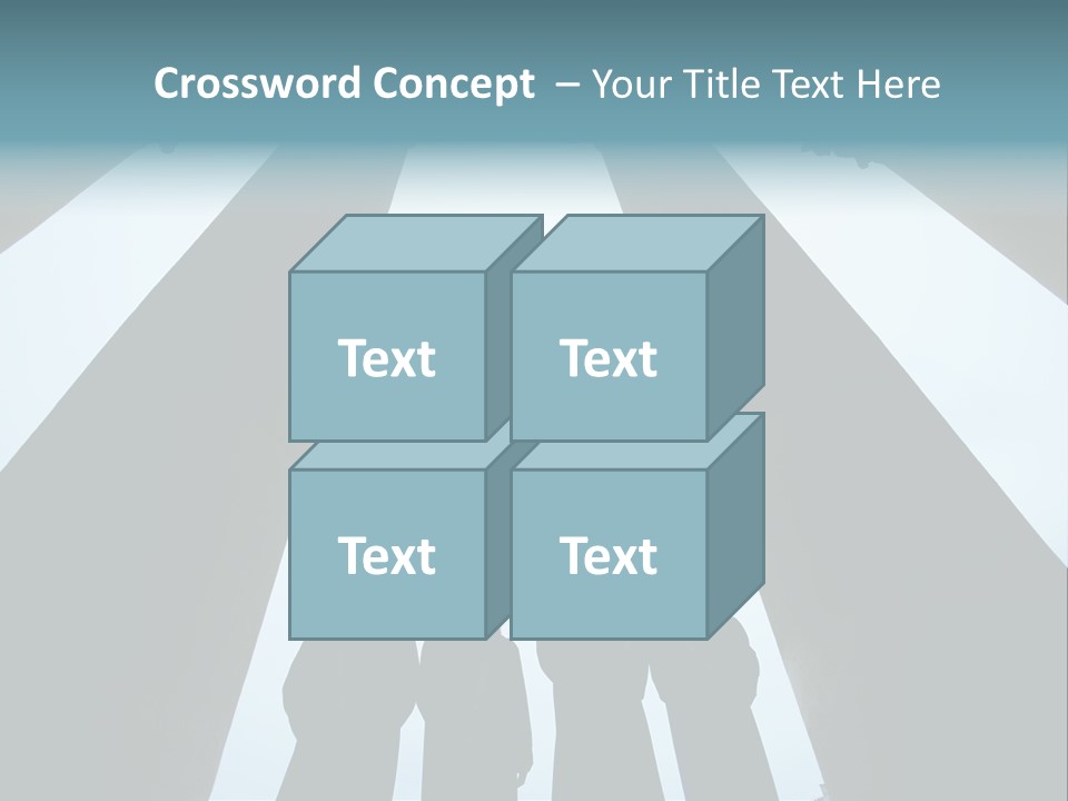 A Group Of People Standing In Front Of Pillars PowerPoint Template