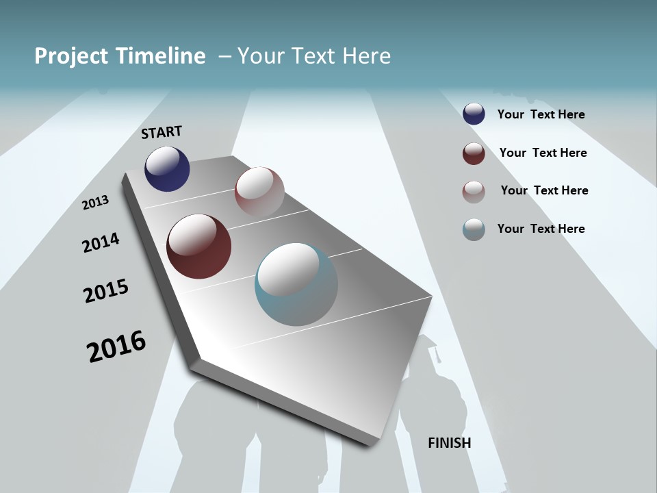 A Group Of People Standing In Front Of Pillars PowerPoint Template