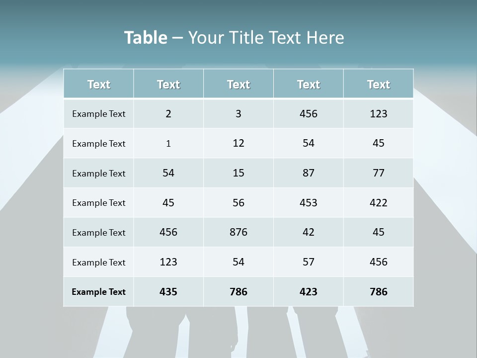 A Group Of People Standing In Front Of Pillars PowerPoint Template