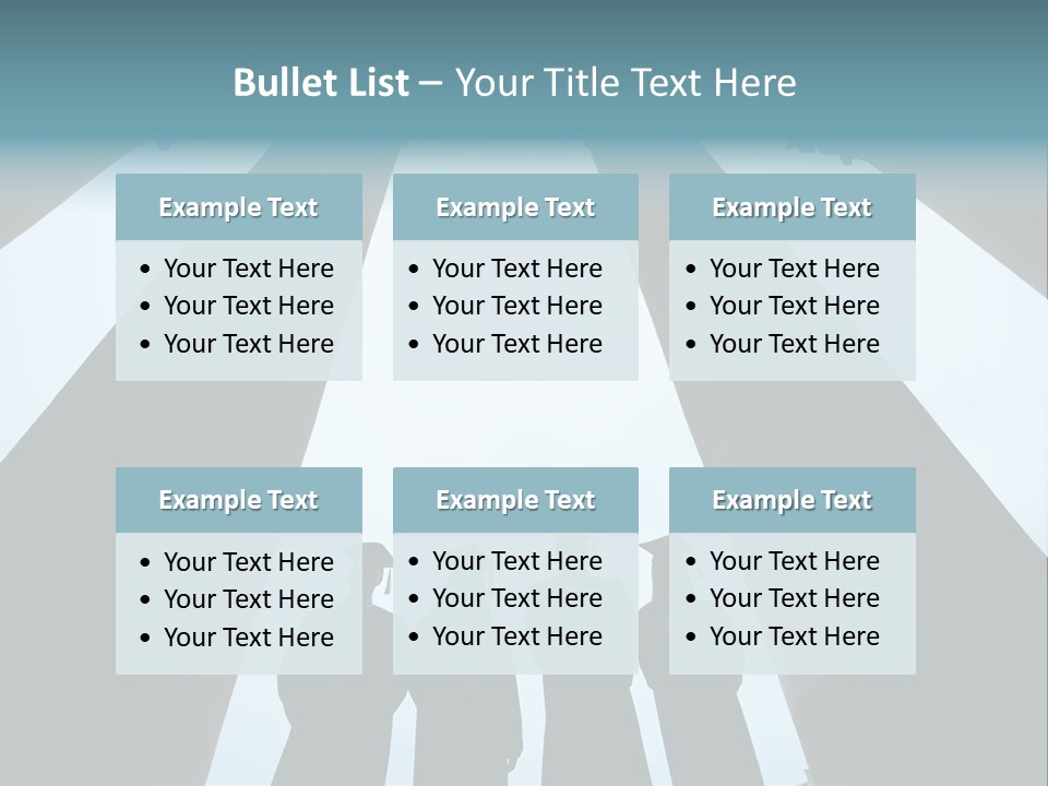 A Group Of People Standing In Front Of Pillars PowerPoint Template