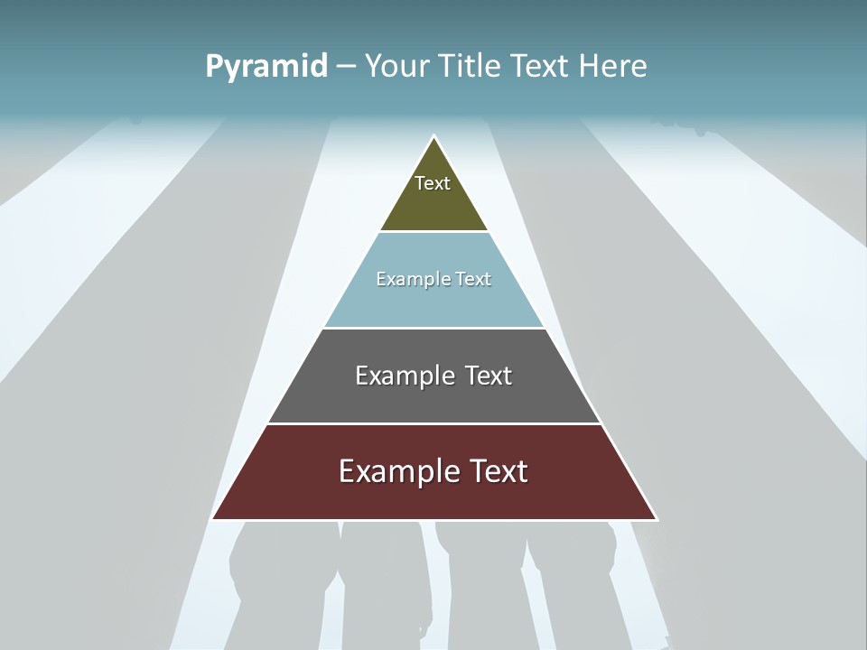 A Group Of People Standing In Front Of Pillars PowerPoint Template