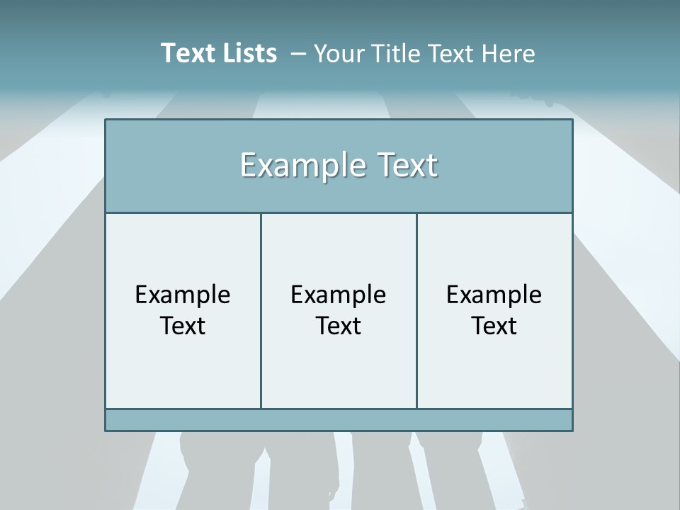 A Group Of People Standing In Front Of Pillars PowerPoint Template