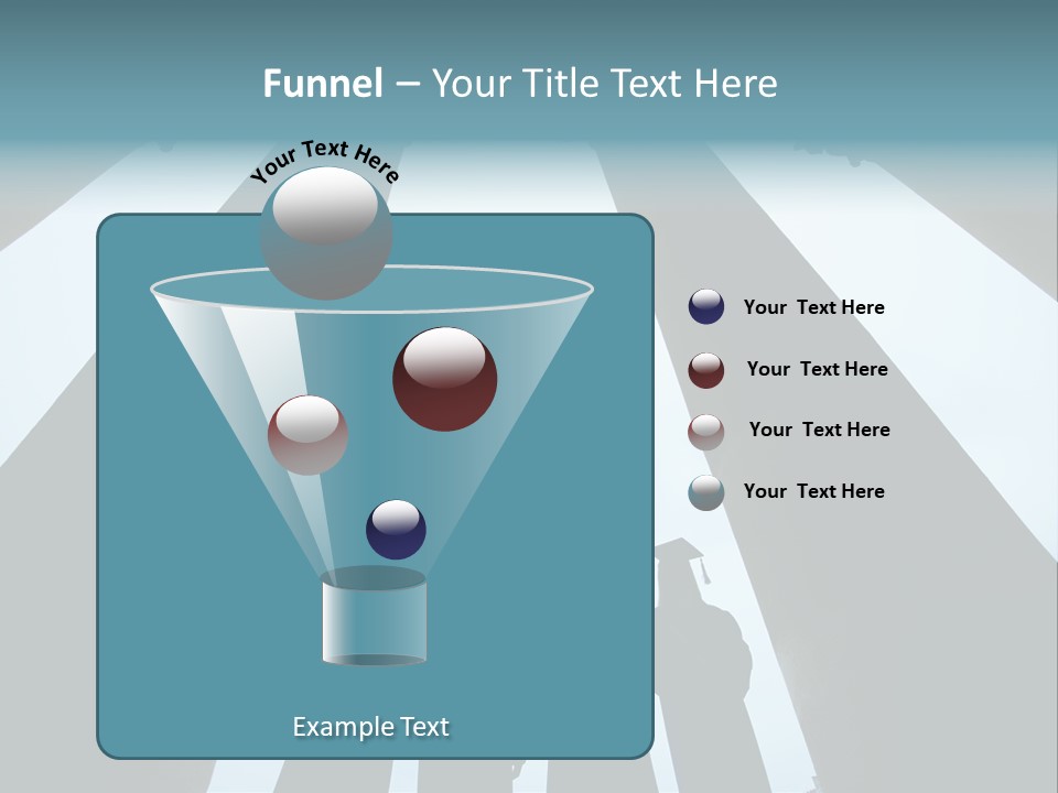 A Group Of People Standing In Front Of Pillars PowerPoint Template