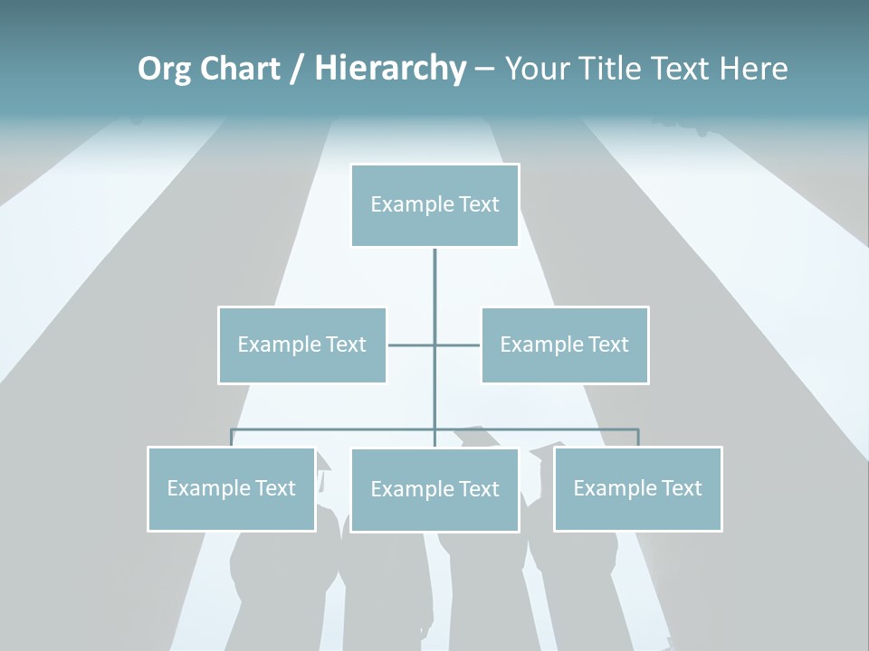 A Group Of People Standing In Front Of Pillars PowerPoint Template