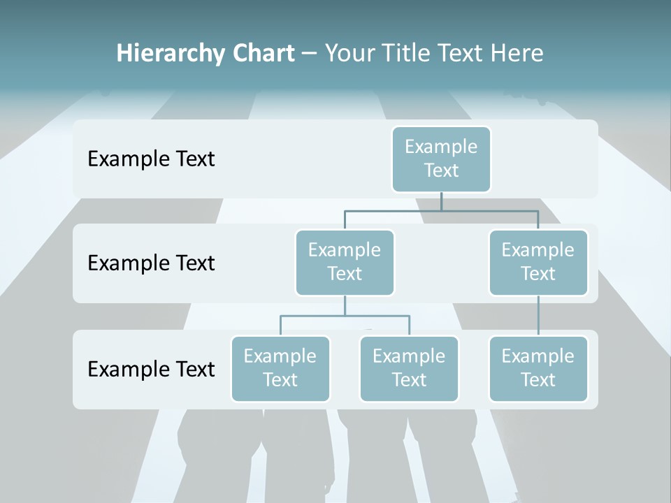A Group Of People Standing In Front Of Pillars PowerPoint Template