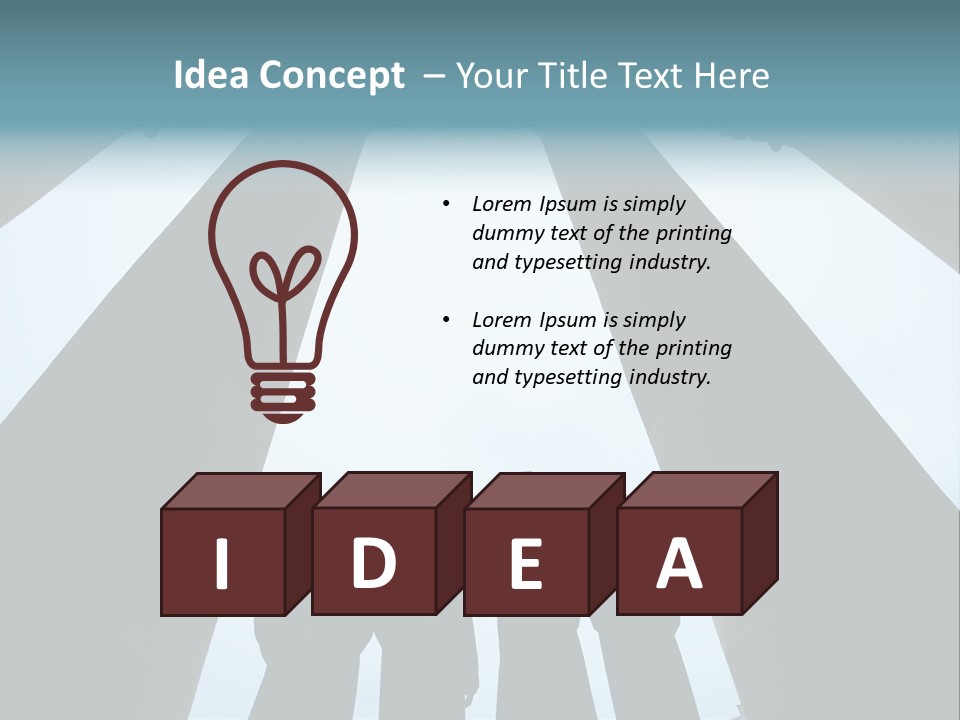 A Group Of People Standing In Front Of Pillars PowerPoint Template