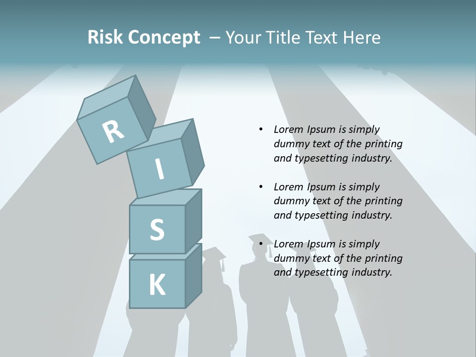 A Group Of People Standing In Front Of Pillars PowerPoint Template