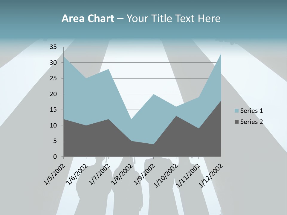 A Group Of People Standing In Front Of Pillars PowerPoint Template