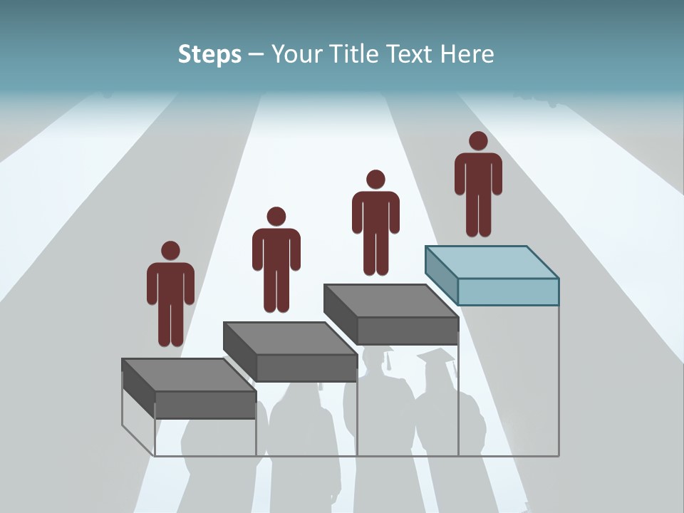 A Group Of People Standing In Front Of Pillars PowerPoint Template