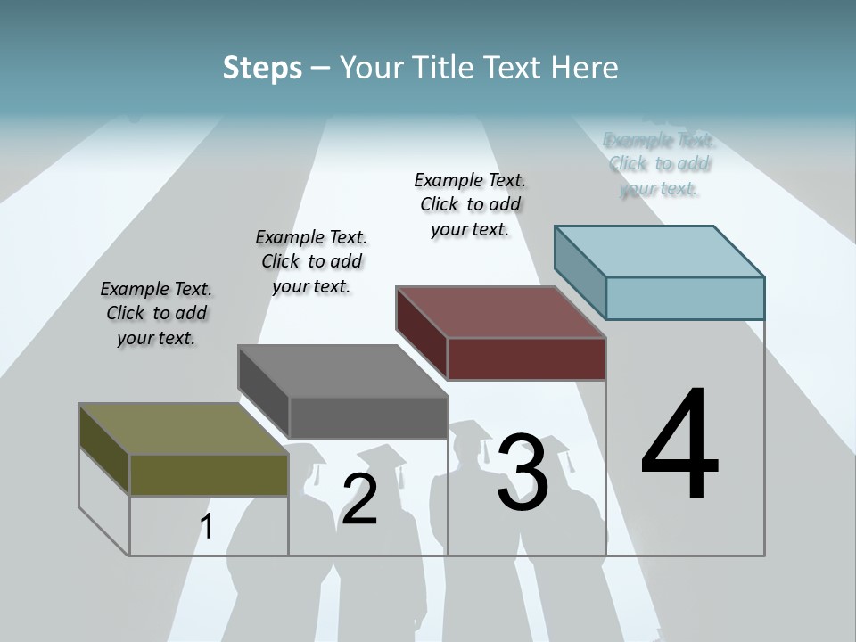 A Group Of People Standing In Front Of Pillars PowerPoint Template