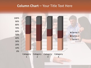 A Man In A Suit And Tie Sitting At A Table With A Group Of People PowerPoint Template