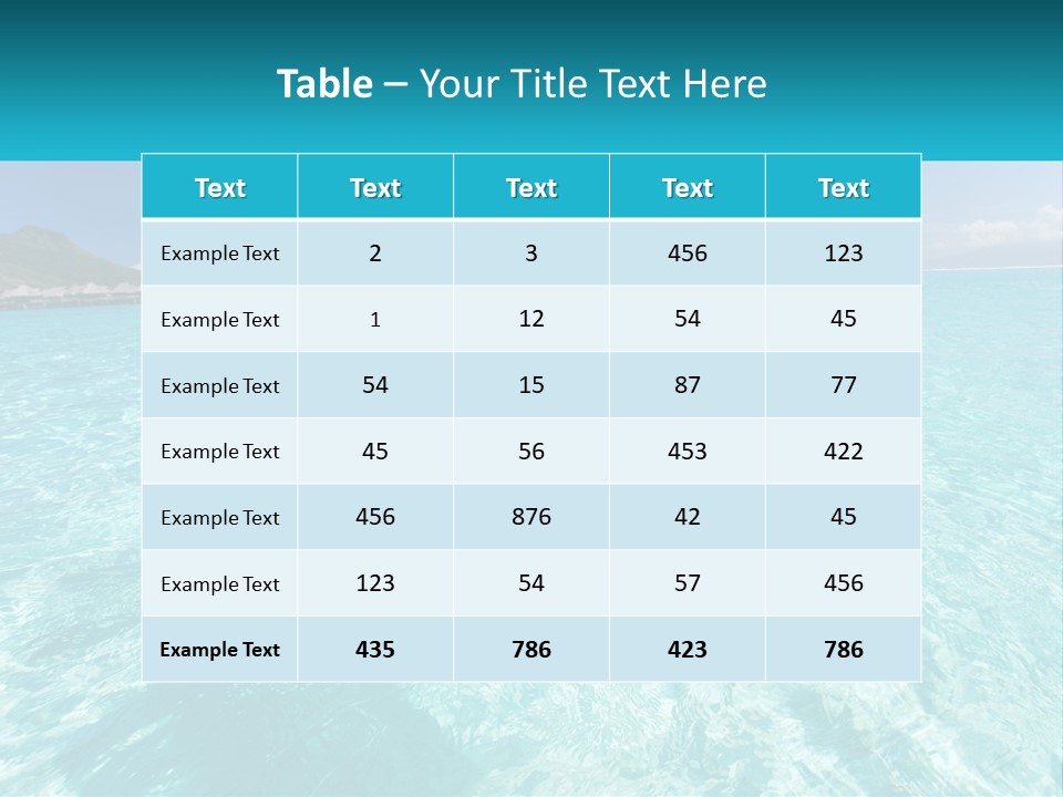 A Woman Is Sitting On An Inflatable In The Ocean PowerPoint Template